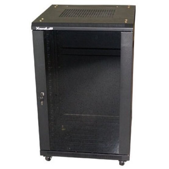 ECO-27U-68-BLACK 19" dátový rozvádzač