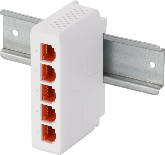 EXT-POEG4DIN POE IP extender - 4 kanálový