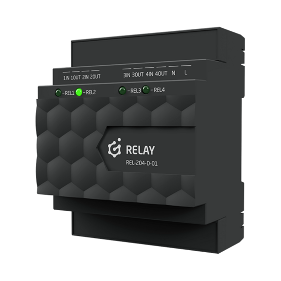 Grenton REL-204-D-01 Reléový výstupný modul