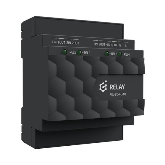 Grenton REL-204-D-02 Reléový výstupný modul