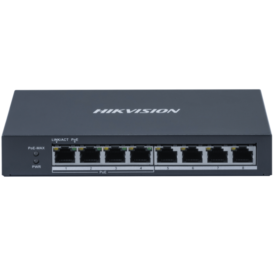HIKVISION DS-3E0508P-O 8 portových switch