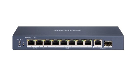 HIKVISION DS-3E0510HP-E 8portový switch