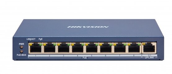 HIKVISION DS-3E1309P-EI 8portový manažovateľný PoE switch
