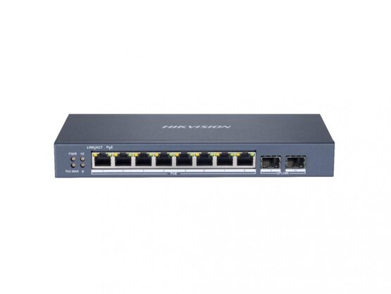 HIKVISION DS-3E1510P-SI 8portový Poe switch