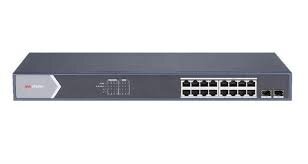 HIKVISION DS-3E1518P-SI 16portový PoE switch