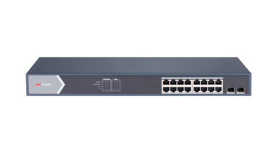 HIKVISION DS-3E1518P-SI 16portový PoE switch