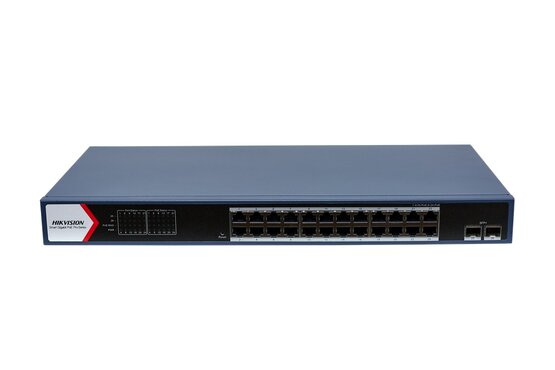 HIKVISION DS-3E1726HP-SI-24P2X 26 portový PoE switch