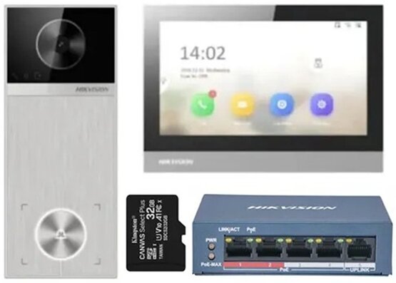 HIKVISION DS-KIS613-S Jednotlačidlový SET IP VILLA