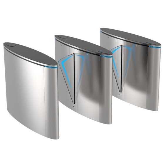 MAX FG203C M Prístupový turniket flap gate stredový obojstranný