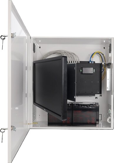 Pulsar AWO531W Skrinka pre NVR/Rack, monitor, switch, vertikálna, biela