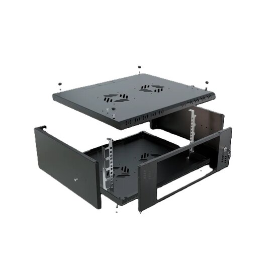 S-RC19-4U-450GB 19" dátový rozvádzač