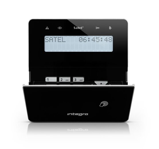SATEL INT-KWRL-BSB Bezdrôtová LCD klávesnica