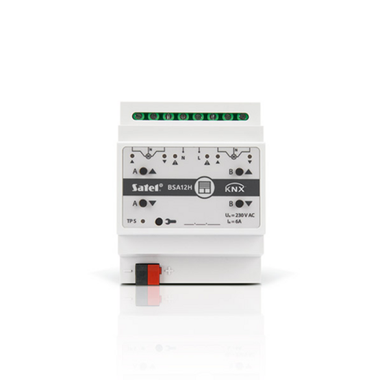 SATEL KNX-BSA12H Ovládač žalúzií KNX