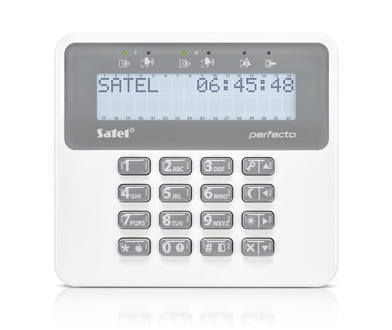 SATEL PRF-LCD-WRL LCD Klávesnica k ústredniam
