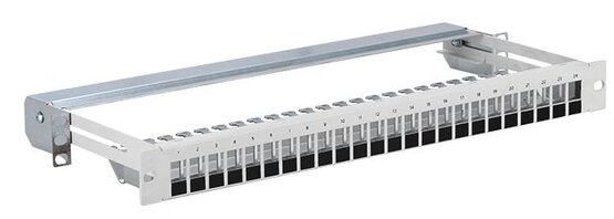 PPM19-1U-24P-S-G Výsuvný patch panel