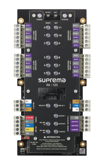 SUPREMA I/O Module (IM-120) Vstupový modul