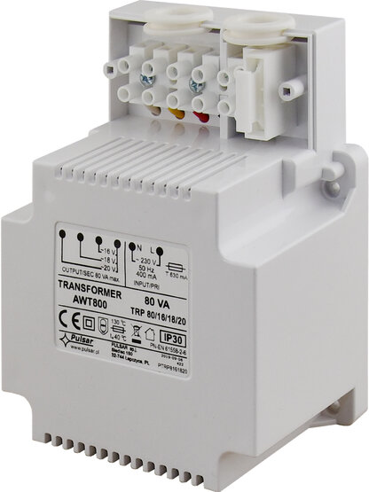 TRP 80VA Transformátor s výstupným napätím 16V / 18V / 20V