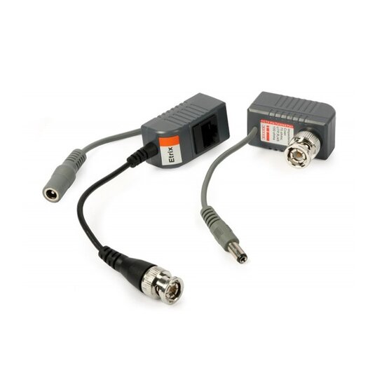 VT-403 Pasívny prevodník (video, audio), sada vysielač + prijímač, BNCsam. na RJ45, mini koax kab.