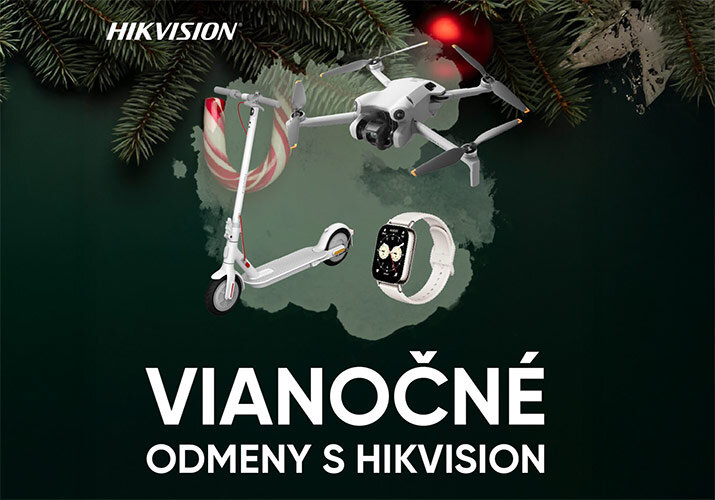 Vianočné odmeny s Hikvision 2025