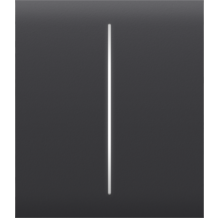 AJAX CenterButton 2-gang Graphite Stredové tlačidlo