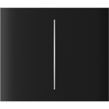 AJAX CenterButton 2-gang vertical Black Stredové tlačidlo