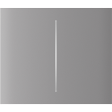 AJAX CenterButton 2-gang vertical Fog Stredové tlačidlo