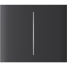 AJAX CenterButton 2-gang vertical Graphite Stredové tlačidlo