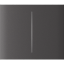 AJAX CenterButton 2-gang vertical Grey Stredové tlačidlo