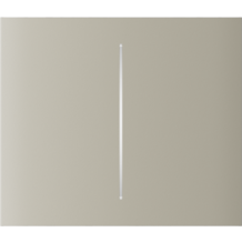 AJAX CenterButton 2-gang vertical Ivory Stredové tlačidlo