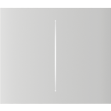 AJAX CenterButton 2-gang vertical White Stredové tlačidlo