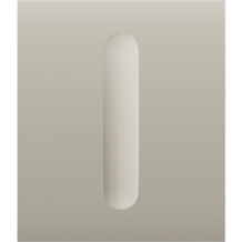 AJAX CenterButton Dimmer Ivory Stredové tlačidlo