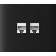 AJAX CenterCover (LAN) vertical Black Stredový kryt