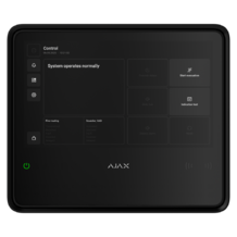 AJAX Fire Hub Black Bezpečnostný ovládací panel požiarneho systému