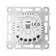 AJAX LightCore 2-gang/2-way vertical Dvojcestné relé