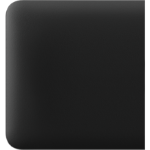 AJAX SideButton 1-gang/2-way Black Bočné tlačidlo