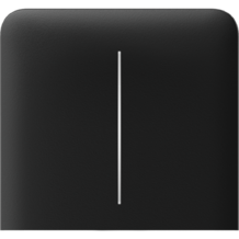 AJAX SideButton 2-gang vertical Black Bočné tlačidlo