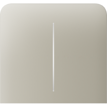 AJAX SideButton 2-gang vertical Ivory Bočné tlačidlo