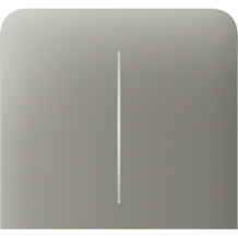 AJAX SideButton 2-gang vertical Olive Bočné tlačidlo