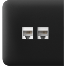 AJAX SideCover (LAN) Black Bočný kryt