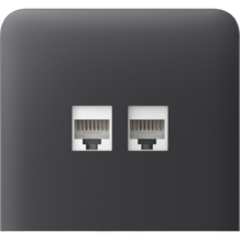 AJAX SideCover (LAN) vertical Graphite Bočný kryt