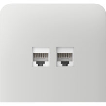 AJAX SideCover (LAN) vertical White Bočný kryt