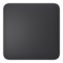 AJAX SoloButton 1-gang/2-way Graphite Sólo tlačidlo