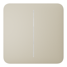 AJAX SoloButton 2-gang Ivory Sólo tlačidlo