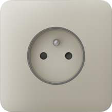 AJAX SoloCover (basic) type E Ivory Samostatný kryt