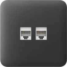 AJAX SoloCover (LAN) Graphite Samostatný kryt