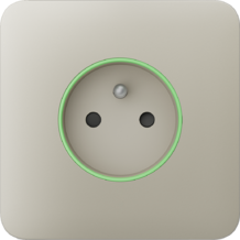 AJAX SoloCover (smart) type E Ivory Samostatný kryt