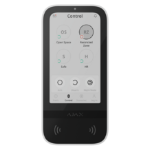 AJAX Superior KeyPad TouchScreen G3 White Bezdrôtová dotyková klávesnica