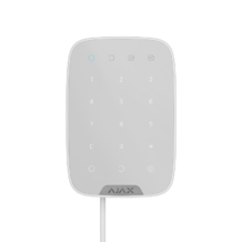 AJAX Superior KeyPad Fibra White Drôtová dotyková klávesnica