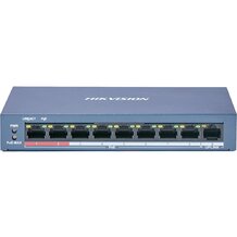 HIKVISION DS-3E0109P-E/M(B) 8portový PoE switch