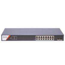 HIKVISION DS-3E1518P-SI-16P2F 16portový PoE switch